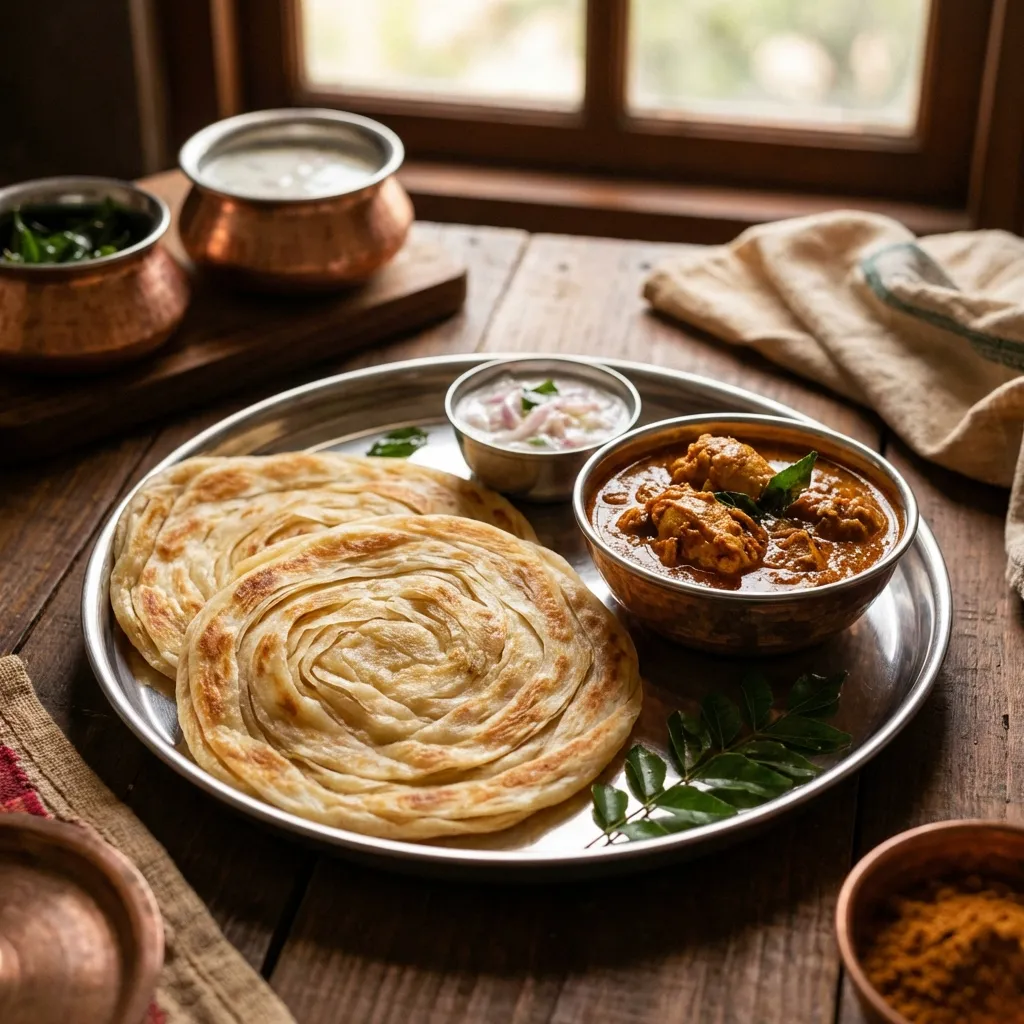 Parotta + Curry Combo