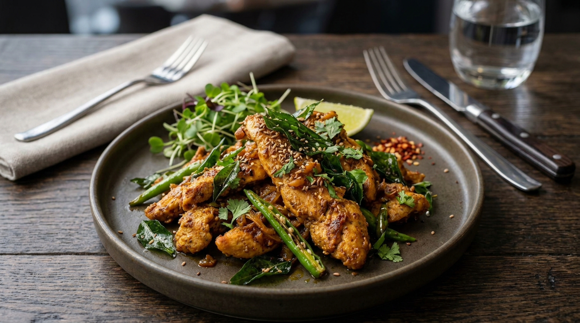 A kitchen of home-ground spice