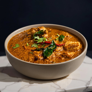 Varuthu Arachu Chicken Curry - O